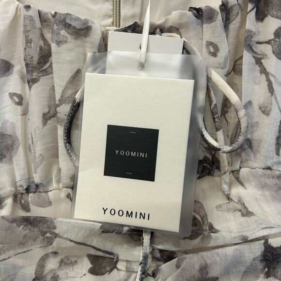 YOOMINI Cottage Core Prairie Milkmaid Floral Whimsy Dress Florals Size M - NWT - Picture 3 of 10